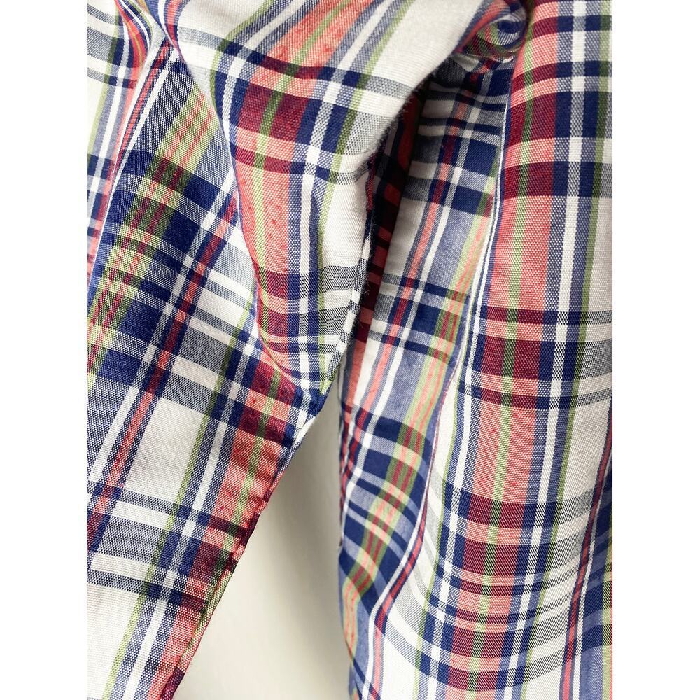 Vintage Romance California Womens Plaid Button Up Blouse Ruffles Western Country - Picture 9 of 9